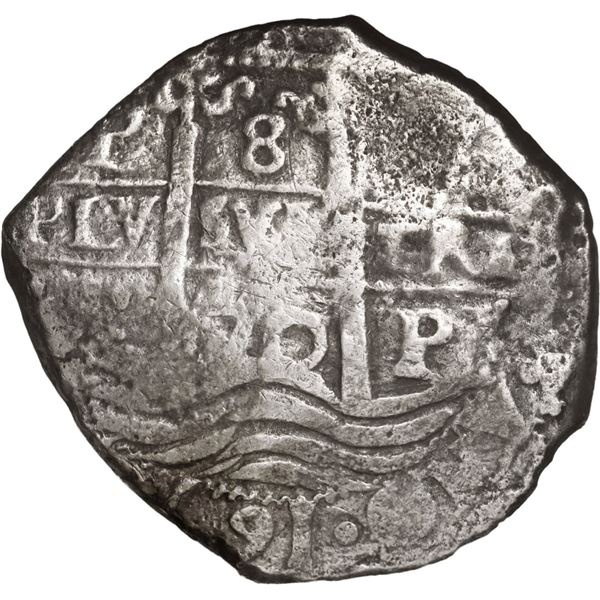 BOLIVIA, Potosí, cob 8 reales, 1670 E.