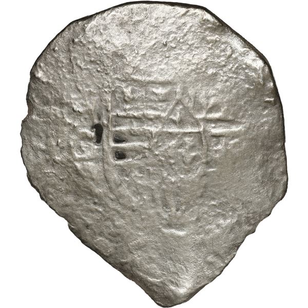 MEXICO, Mexico City, cob 8 reales, Charles II, assayer G.