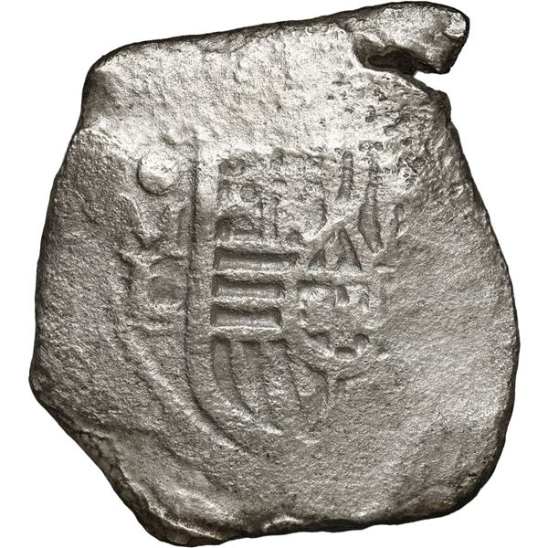 MEXICO, Mexico City, cob 8 reales, Charles II, assayer L.