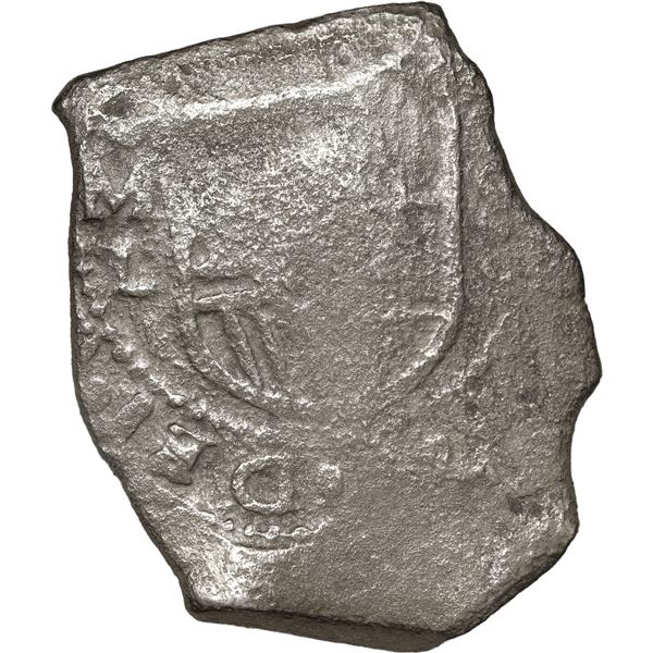 MEXICO, Mexico City, cob 8 reales, Charles II, assayer L.