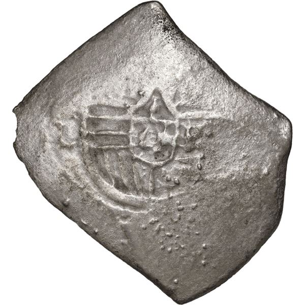 MEXICO, Mexico City, cob 8 reales, Charles II, assayer L.