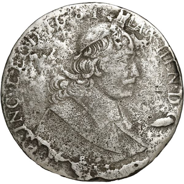 BELGIUM, prince-bishopric of Liège, ducatoon, Maximilian Henry of Bavaria, 1681.