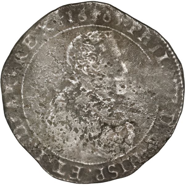 NETHERLANDS (Spanish), Flanders, portrait ducatoon, Philip IV, 1665.
