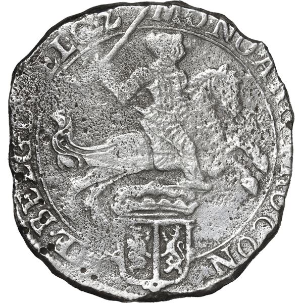 NETHERLANDS (United), Gelderland, "rider" ducatoon, 1679.