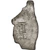 Image 1 : MEXICO, Mexico City, cob 8 reales, Charles II, assayer not visible, odd shape.
