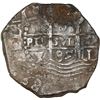 Image 1 : PERU, Lima, cob 8 reales, 1685 R/V, very rare.