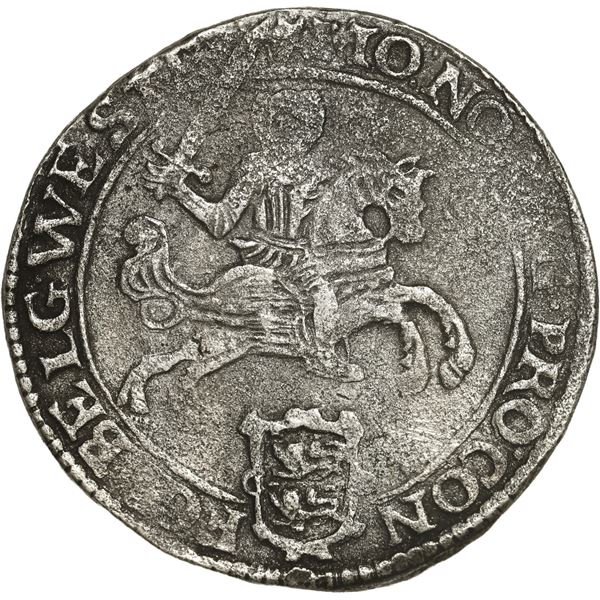 NETHERLANDS (United), Westfriesland, "rider" ducatoon, 1673.