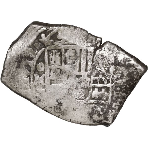 MEXICO, Mexico City, cob 8 reales, 1712 J.