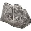 Image 2 : MEXICO, Mexico City, cob 8 reales, 1714 J, old-style shield and cross.