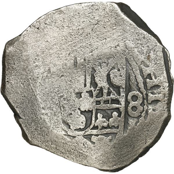 MEXICO, Mexico City, cob 8 reales, Philip V, assayer not visible (J), style of 1712-14, ex-Ullian (R