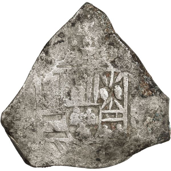 MEXICO, Mexico City, cob 8 reales, Philip V, assayer not visible (J), style of 1712-14.