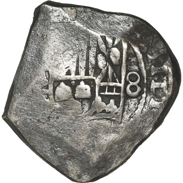 MEXICO, Mexico City, cob 8 reales, Philip V, assayer not visible (J), style of 1712-14, ex-Buddy Mar