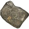 Image 1 : MEXICO, Mexico City, cob 8 reales, 1714 J, new-style shield, old-style cross, uncleaned (as found).