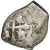 Image 2 : MEXICO, Mexico City, cob 1 real, Philip V, assayer not visible (J, style of 1712-14), error struck w