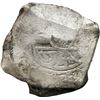 Image 1 : MEXICO, Mexico City, encrusted clump of two cob 8 reales "greenies," Philip V, assayer J, style of 1