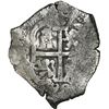 Image 2 : BOLIVIA, Potosí, cob 8 reales, 1698 F, ex-Buddy Martin.