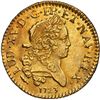 Image 1 : FRANCE, Amiens mint, gold 1 louis d'or Mirliton, Louis XV, 1723-X, NGC AU details / saltwater damage