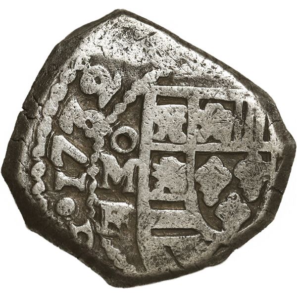 MEXICO, Mexico City, cob 4 reales, 1732 F, ex-McKee.