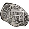 Image 1 : MEXICO, Mexico City, klippe 8 reales, 1733 F.