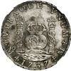 Image 1 : MEXICO, Mexico City, pillar 8 reales, Philip V, 1737 MF, NGC AU details / sea salvaged (Shipwreck Bl