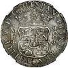 Image 2 : MEXICO, Mexico City, pillar 8 reales, Philip V, 1737 MF, NGC AU details / sea salvaged (Shipwreck Bl