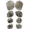 Image 1 : SPANISH COLONIAL, various mints, denomination set of four cobs (1, 2, 4, and 8 reales), dates and/or