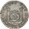 Image 1 : MEXICO, Mexico City, pillar 8 reales, Philip V, 1743 MF.