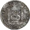 Image 1 : MEXICO, Mexico City, pillar 8 reales, Philip V, 1743 MF.