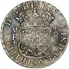 Image 2 : MEXICO, Mexico City, pillar 8 reales, Philip V, 1743 MF.
