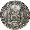 Image 1 : MEXICO, Mexico City, pillar 8 reales, Philip V, 1743 MF.