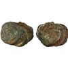 Image 1 : NETHERLANDS (United), Zeeland, clump of about nine copper duits, 1752, encrusted as found.