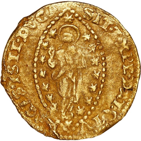 ITALIAN STATES, Venice, gold zecchino, Alvise Mocenigo IV (1763-1778).
