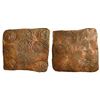 Image 1 : SWEDEN, Avesta mint, copper ½ daler "plate money," Karl XII, 1711, with Type A countermark (Gothenbu