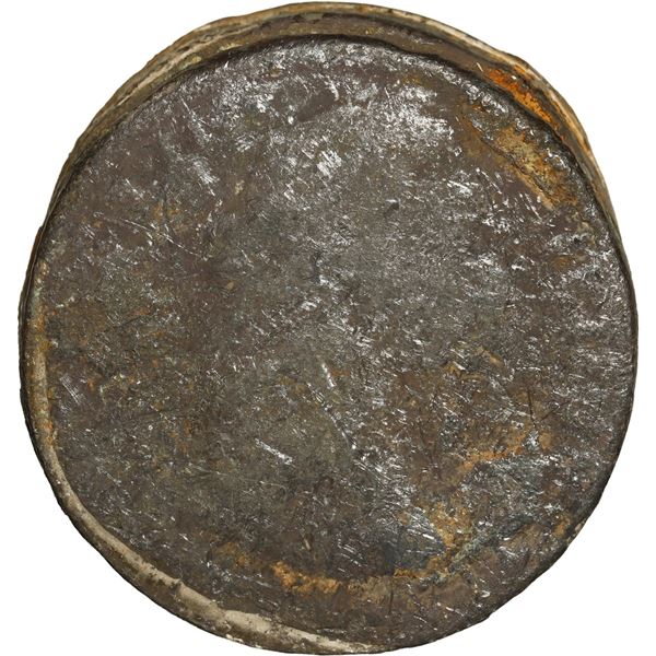 SPANISH COLONIAL, mints uncertain, clump of three bust 8 reales, probably all Charles III, with encr