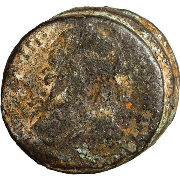 SPANISH COLONIAL, mints uncertain, clump of three bust 8 reales, probably all Charles III, with encr
