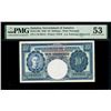 Image 1 : JAMAICA, Government of Jamaica, 10 shillings, 1-11-1940, serial C/10 69315, PMG AU 53 / SS Politicia
