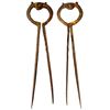 Image 1 : Complete and intact brass calipers (compass/navigational dividers), ex-Atocha (1622), ex-Caesar's Pa