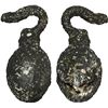 Image 1 : Encrusted silver scabbard frog, ex-Atocha (1622), ex-Lippman.
