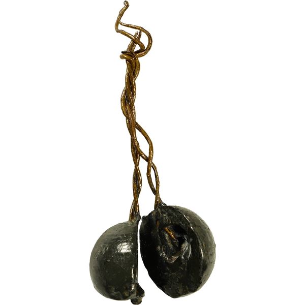 Lead split-shot with brass wire, ex-Atocha (1622).