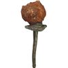 Image 1 : Pewter clyster-pump nozzle with spherical mass, ex-Guadalupe-Tolosa (1724).