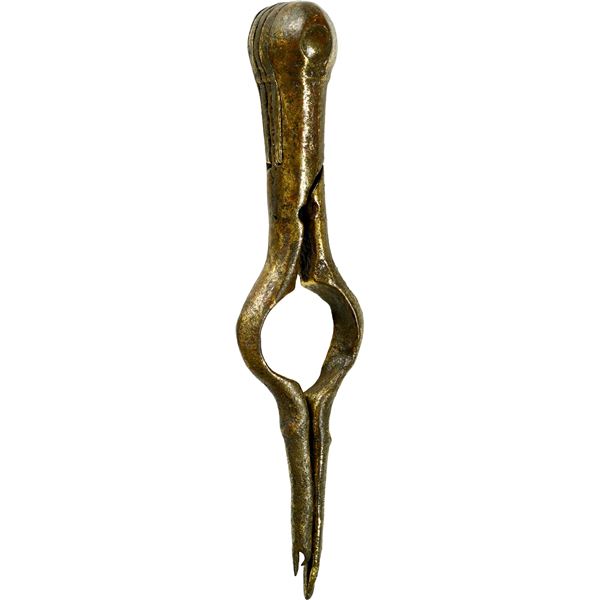 Brass navigational dividers, ex-Reijgersdaal (1747).