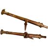 Image 1 : Bronze lantaka cannon with yoke, Dutch East Indies, 1800s.