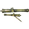 Image 1 : Small copper imitation swivel cannon dated "1619," with yoke.