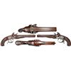 Image 1 : British double-barreled flintlock carriage pistol, Tatham & Egg, ca. 1801-15.