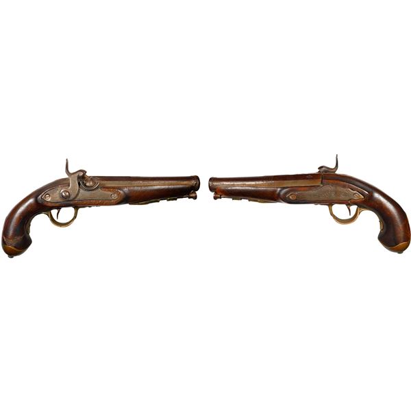 Flintlock pistol, Spanish colonial, early 1800s.