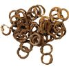 Image 1 : Lot of 51 small iron chainmail links, Spanish colonial, early to mid-1500s, found in New Mexico ca. 