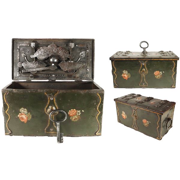 Rare 17th-century German jewelry treasure chest.