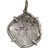 Image 2 : MEXICO, Mexico City, cob 8 reales, Philip IV, assayer P, ex-Concepción (1641), mounted cross-side ou