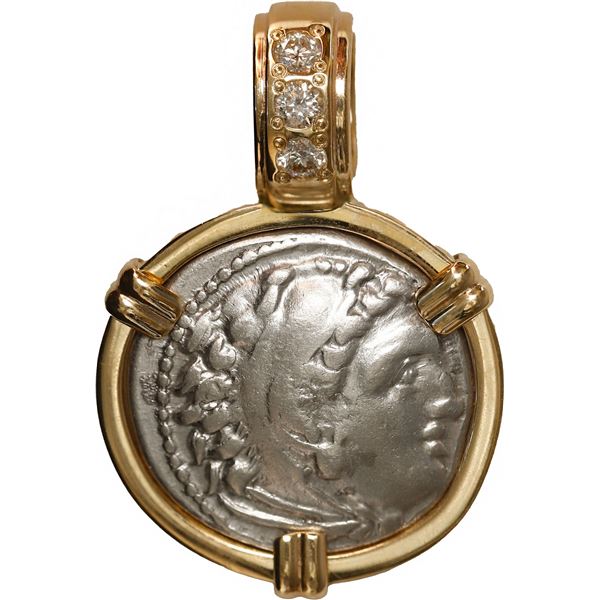 ANCIENT GREEK, Kings of Macedon, AR drachm, Alexander III ("the Great"), 336-323 BC, mounted head-si