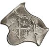 Image 2 : MEXICO, Mexico City, cob 8 reales, Charles II, assayer not visible, strange shape with oddly curved 